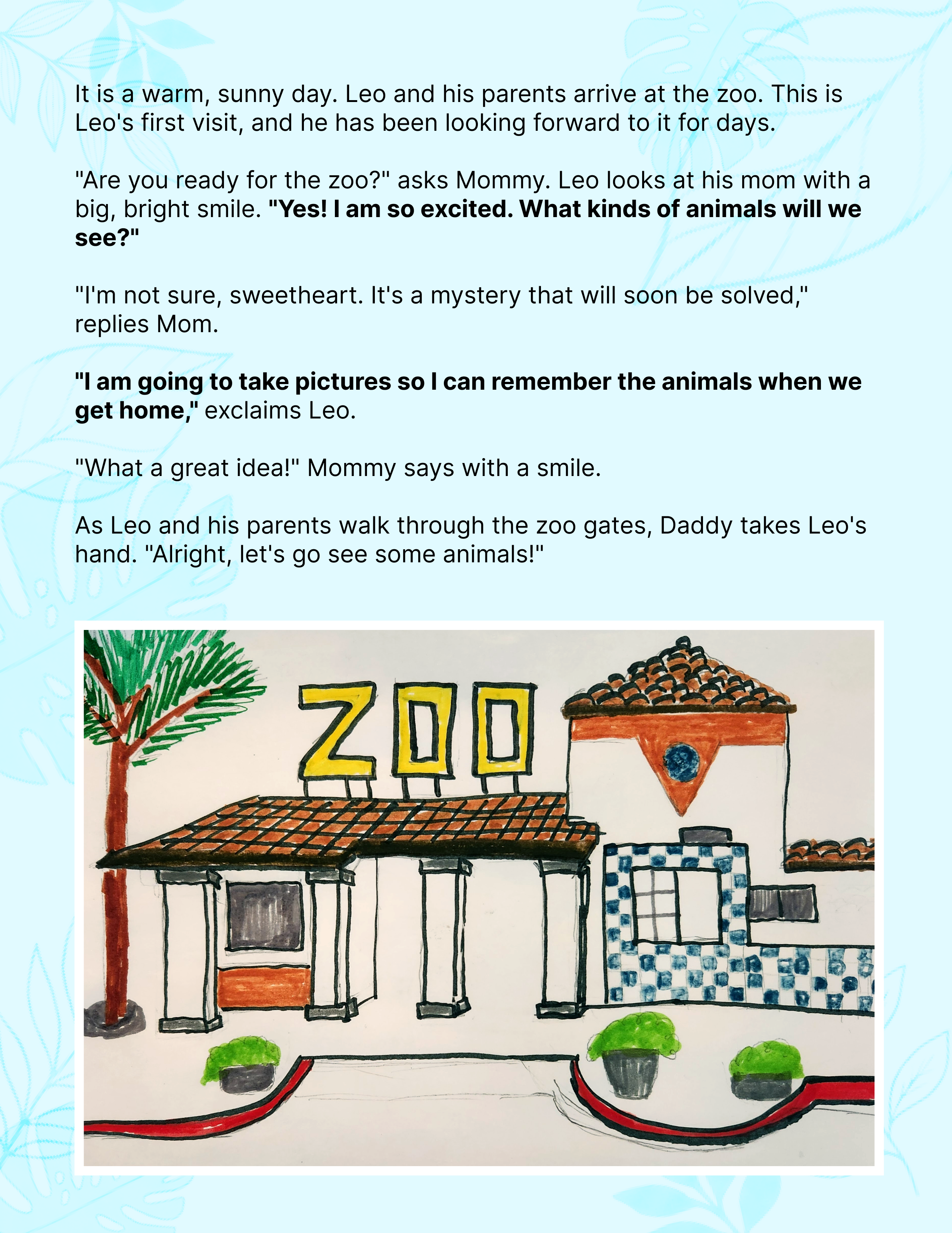 Leo's Zoo Trip Masterpiece (Digital Book)